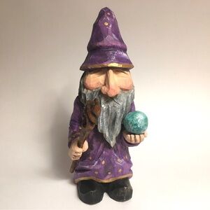 Hand Carved Wizard with Staff
